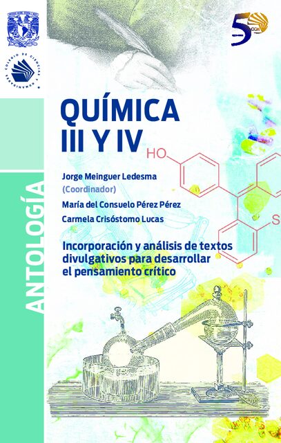 Portada de Química III y IV