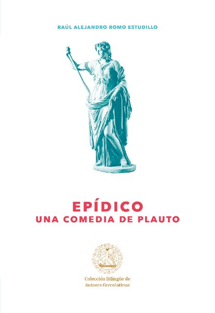 Portada de Epídico. Una comedia de Plauto
